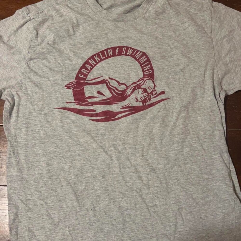 Gray Franklin High School swimming shirt